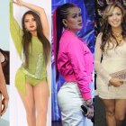 Margareth, Jenny, Zully y la cantante Hipatia.