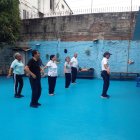 La bailoterapia que realiza con los adultos mayores le llena de gran satisfacción, pues ellos se han vuelto su familia.