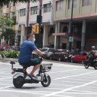 Este medio de transporte alternativa es bastante frecuente en el centro de la ciudad.