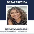 Está desaparecida desde el pasado 11 de septiembre. Su madre asegura que entró a la Escuela Superior de la Policía y no salió ni se supo más de ella.