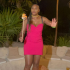 Serena Williams disfrutó en México y cantó hasta el 'Bidi bidi bom bom'