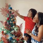 Jhojandry Monsalve y su pequeña Camilita pasarán la Navidad en Ambato.
