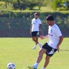 José Albertí, entrenando con Emelec en Argentina donde hace la pretemporada el cuadro azul.
