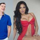 Guaynaa y Verónica Saltos. Ella dice que él le escribió en Instagram.