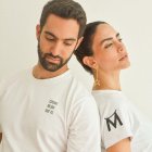 La actriz y el cocinero lanzaron una marca de camisetas y blusas.