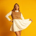 Ella se comprometió con el actor Álex Vizuete en diciembre de 2022.