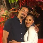 LA REPORTERA DE FARÁNDULA ALEJANDRA 'LA SUKA' SÁNCHEZ JUNTO A SU ESPOSO GASTÓN BUSTAMANTE |