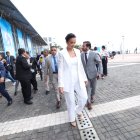 Marcela Aguiñaga fue una de las mejores vestidas.