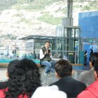Pabel Muñoz, alcalde de Quito, dio su primer informe desde el Parque Museo del Agua