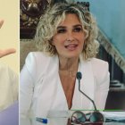 Aquiles Álvarez, alcalde de Guayaquil y Cynthia Viteri, exalcaldesa