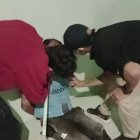 Las víctimas estaban amarradas y fueron amenazadas con armas de fuego.