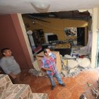 Una vivienda del Guasmo sufrió daños por un estallido.