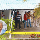 El sitio donde fue asesinado Ruben Cherres (círculo) está ubicado en Punta Blanca.