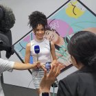 Yilda Banchón, quien estrenó tema.