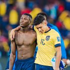 Kendry Páez y Moisés Caicedo se mandaron un partidazo ante Uruguay.