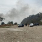 Policías realizaron una detonación controlada en una zona baldía.
