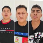 La Policía detuvo a los delincuentes con armas y municiones.