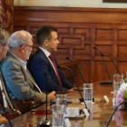 La presencia de Dahik sorprendió en la reunión de Noboa con Lasso.