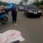 Un adulto mayor fue atropellado en la avenida Narcisa de Jesús.