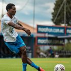 Justin Cuero, el número 9 de Ecuador en el Preolimpico sub 23.