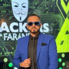 Santiago Castro en el panel del programa Hackers de la Farándula