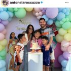 Así de sencillo fue el cumpleaños de Antonela Rocuzzo y su familia los Messi.