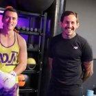 Chito Vera y Daniel Noboa entrenando, foto subida en octubre del 2023 por el presidente