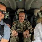 Durante la entrevista concedida a SBS News, Australia, Noboa realizó un recorrido en helicóptero con el equipo de prensa, en Ecuador.