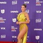 Alejandra Jaramillo durante la pasarela de la alfombra roja de los Latin American Music Awards.