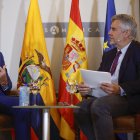 El presidente de Ecuador, Daniel Noboa. en España.