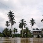 Los ríos se desbordaron en Esmeraldas.
