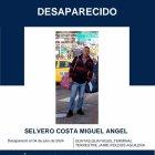 Miguel Ángel Selvero Costa, desapareció el pasado 4 de julio.