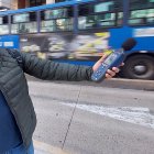 Sector de Túnel de Guayasamín, en el centro de Quito.