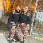 Una de las fotos que las amigas compartieron en sus redes sociales. Mostraban camaradería.