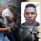 Familiares de Franklin Chilán Morán  acudieron a  la morgue para retirar su cuerpo.