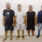 La Policía logró la aprehensión de cuatro sospechosos.