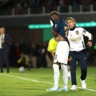 El entrenador de Ecuador Sebastián Beccacece en el partido ante Paraguay.