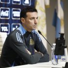 El DT Scaloni habló del juego de este martes 9 antes de salir de Argentina.