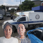 Los jóvenes se movilizaban en motocicleta por el puente de la vía Perimetral cuando salieron proyectados. Sus cuerpos fueron trasladados en el carro de Medicina Legal.