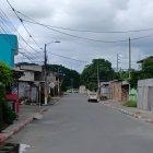 Vista del barrio La Florida, al sur de Esmeraldas, donde un comerciante fue asesinado dentro de un taller mecánico.