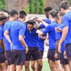 Kike Saverio al parecer fue despedido por sus compañeros del Barcelona B de España.