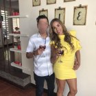 La modelo Andrea Espinoza denunció a su ex.