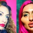 Anastasiia Pokreshchuk en dos imágenes: la de la izquierda es de hace un año, la de la derecha es una foto actual.