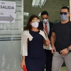 Abraham Muñoz acudió ala Fiscalía junto a su abogada Soraya Franco