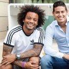 Marcelo y James del Real Madrid le mandaron saludos y un vídeo a Jorgito de Chúpalo.