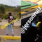 Tin Angulo llegando al Monumental el 16 de julio del 2020, luego se puso la camiseta amarilla y conoció el Monumental.