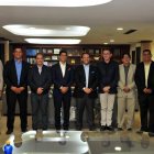 Francisco Egas cuando todo era armonía con el resto de sus compañeros del directorio.