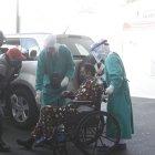 Jorge fue llevado de urgencia para ser estabilizado. Llegó con problemas para respirar.