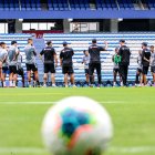 Los dirigidos por Ismael Rescalvo han entrenado durante la semana en La Caldera para estar a punto en el amistoso de este sábado.