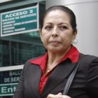  Patricia Ochoa esposa del General Gabela ingresa al CPCCS en Quito, el 18 de Junio de 2018. 